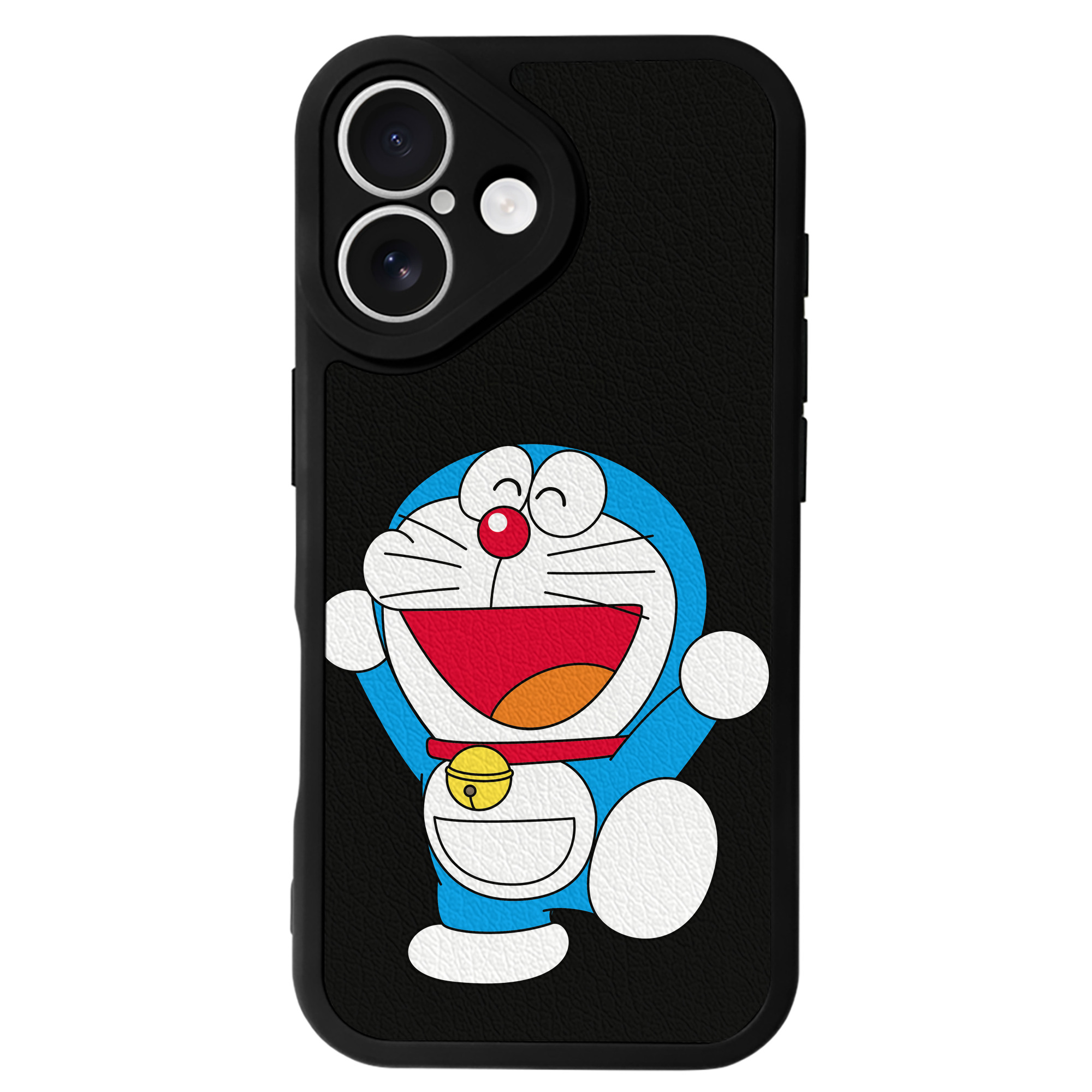 （画像用） ドラえもん Doraemon 【iPhone 16シリーズ対応】シリコンスマホケース（レザー調） 材質：シリコン